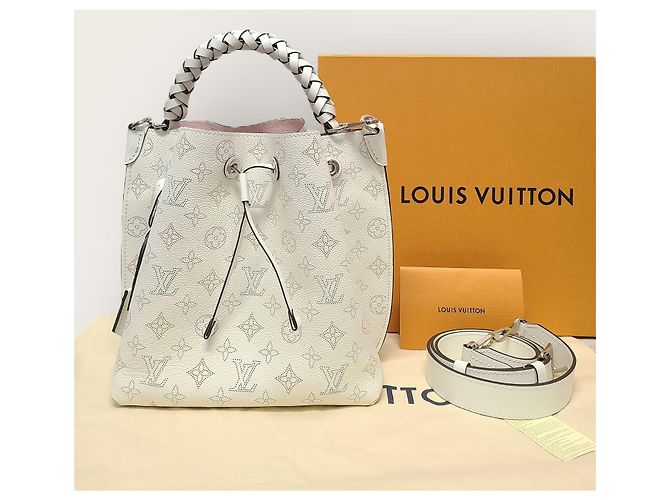 Louis Vuitton Borsa a tracolla Mahina Moria in monogramma bianco - vista 8