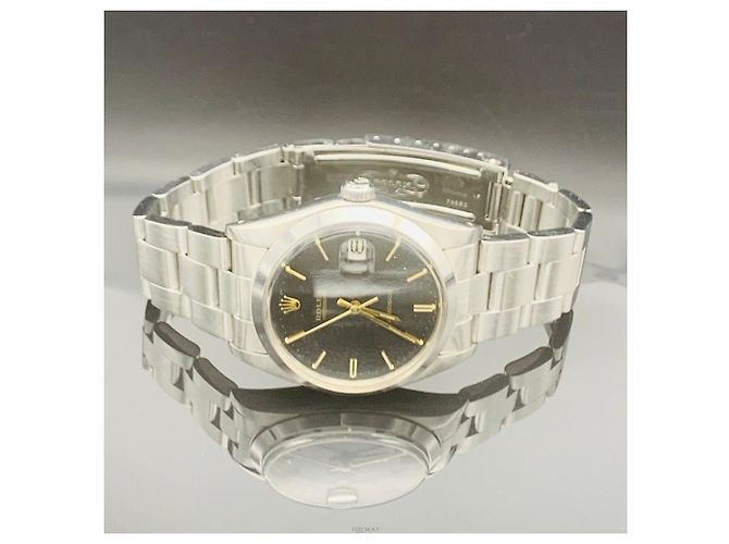 Rolex Orologio Oyster Perpetual Date Precision da uomo Nero - vista 6
