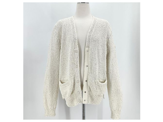 Moncler Cardigan mit Patch in Weiß für Damen - Ansicht 3