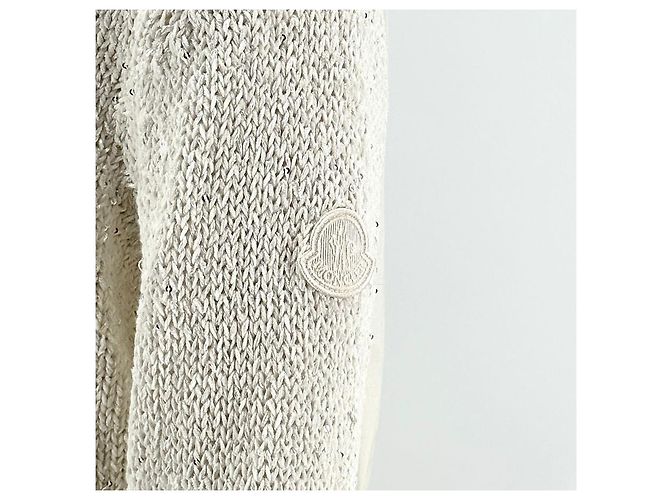 Moncler Cardigan mit Patch in Weiß für Damen - Ansicht 7