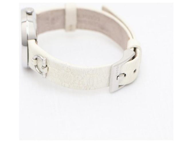 Gucci Lederuhr mit GG-Logo und Horsebit Mehrfarben - Ansicht 12