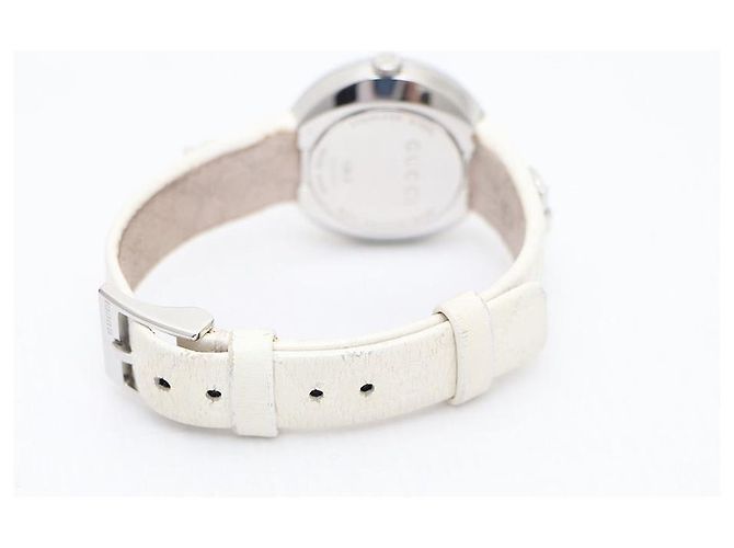 Gucci Lederuhr mit GG-Logo und Horsebit Mehrfarben - Ansicht 4