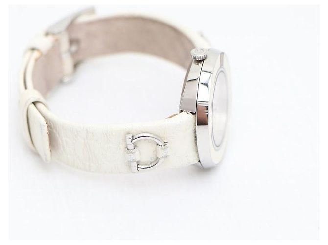 Gucci Lederuhr mit GG-Logo und Horsebit Mehrfarben - Ansicht 5