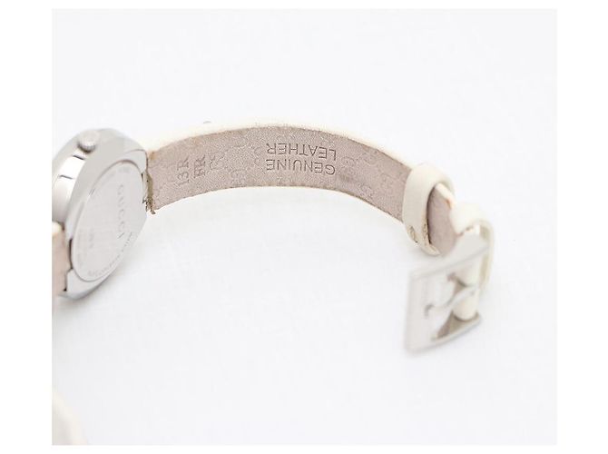 Gucci Lederuhr mit GG-Logo und Horsebit Mehrfarben - Ansicht 8