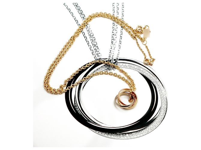 Cartier Collana Baby Trinity Oro Collana da donna Vintage D'oro - vista 11