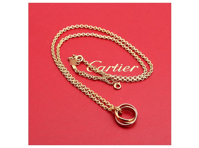 Cartier Collana Baby Trinity Oro Collana da donna Vintage D'oro - vista 2