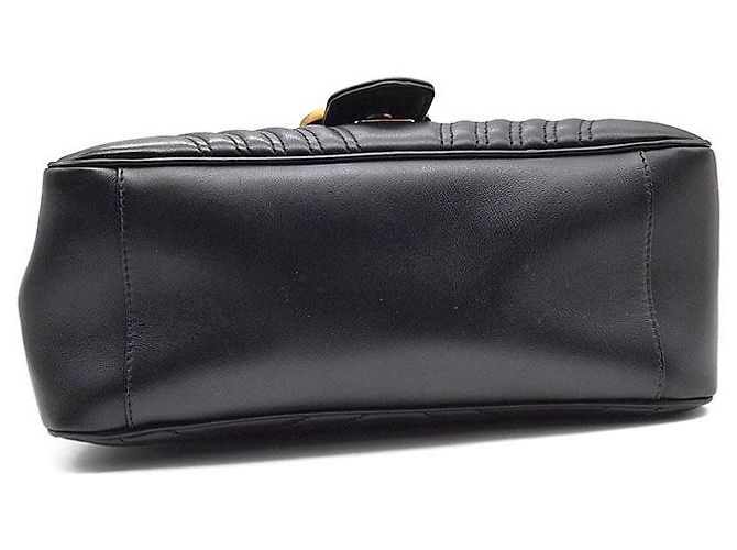 Gucci Borsa GG Marmont Matelassé Small Nero - vista 7