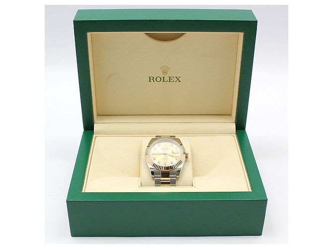 Rolex Orologio Datejust Champagne Diamond Combo Giallo - vista 2
