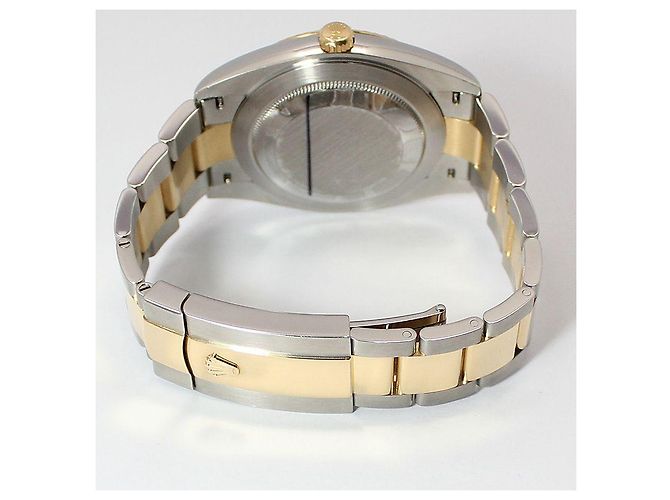 Rolex Orologio Datejust Champagne Diamond Combo Giallo - vista 6