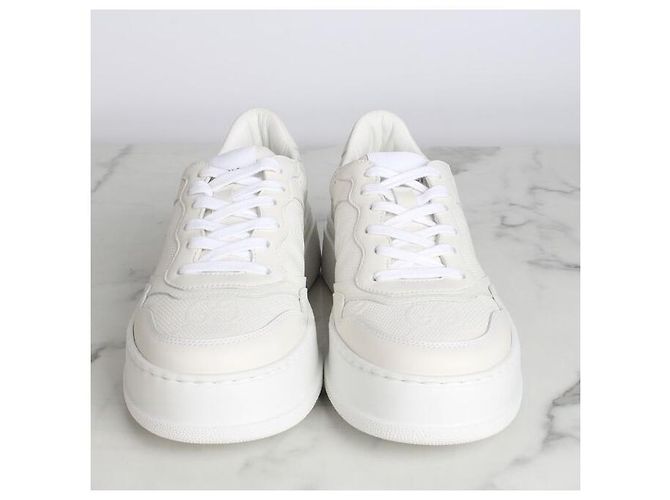 Gucci Bestickte Sneaker White Weiß - Ansicht 5