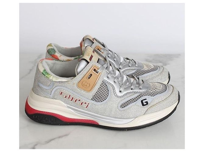Gucci Sneakers Ultraphase Silver Argento - vista 4