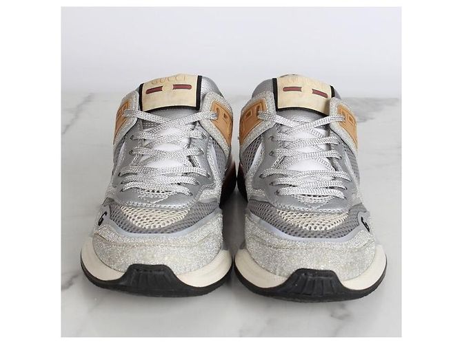 Gucci Sneakers Ultraphase Silver Argento - vista 5