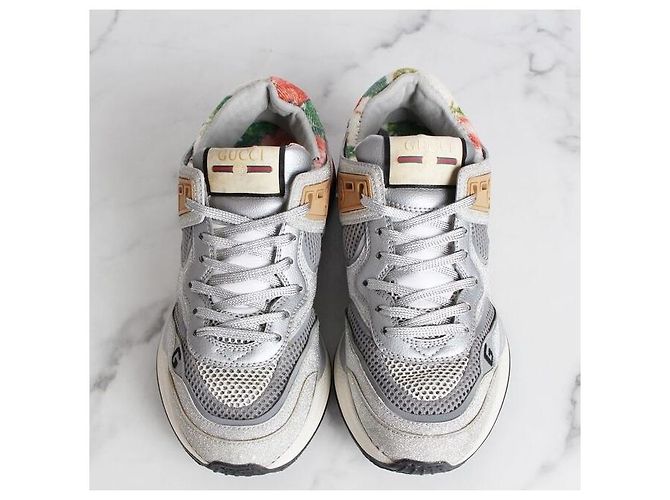 Gucci Sneakers Ultraphase Silver Argento - vista 7