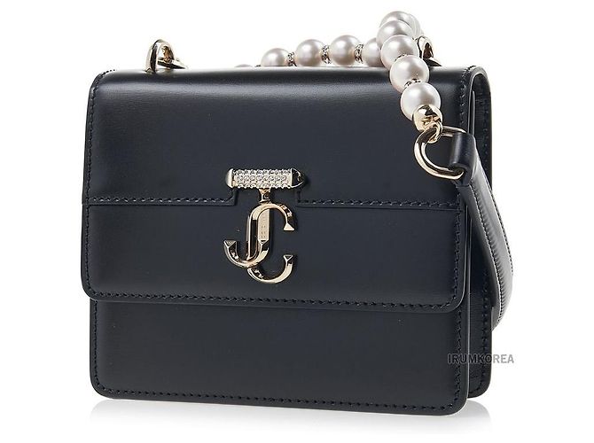 Jimmy Choo AVENUE QUAD XS RAM BLACK LIGHT GOLD Nero - vista 2