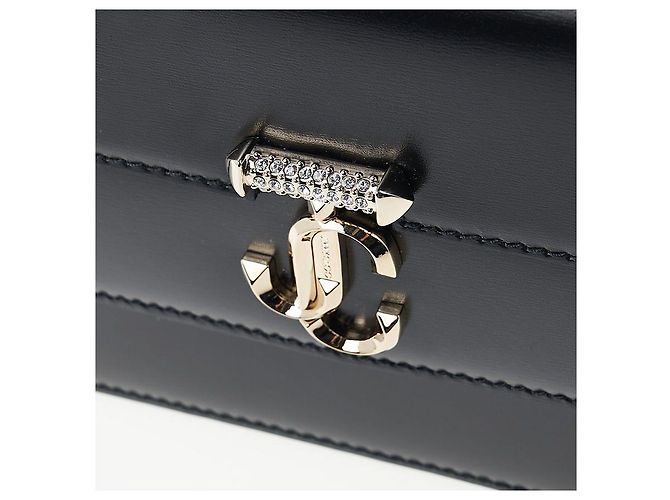 Jimmy Choo AVENUE QUAD XS RAM BLACK LIGHT GOLD Nero - vista 6