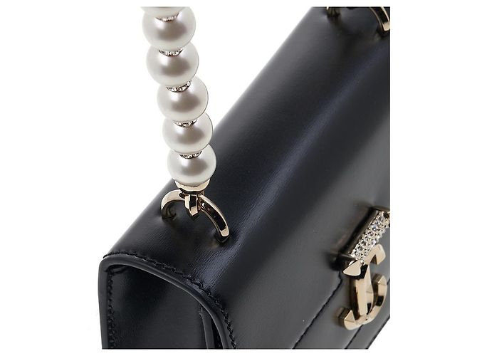 Jimmy Choo AVENUE QUAD XS RAM BLACK LIGHT GOLD Nero - vista 7