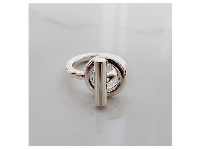 Ring Hermès Anillo Echappee Medium para mujer en plata - vista 4