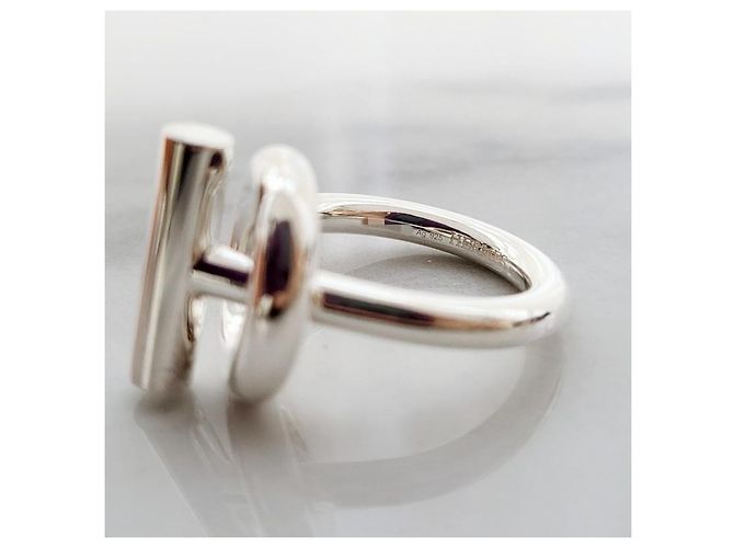 Ring Hermès Anillo Echappee Medium para mujer en plata - vista 9