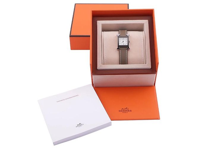 Hermès Modello Hour Small Marrone - vista 2