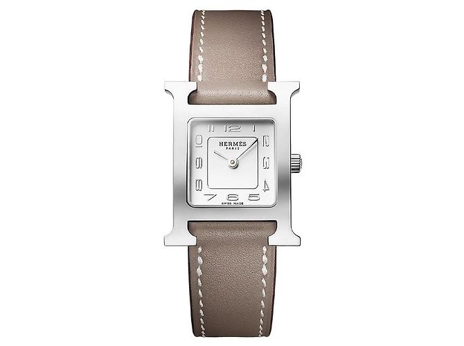 Hermès Modello Hour Small Marrone - vista 4