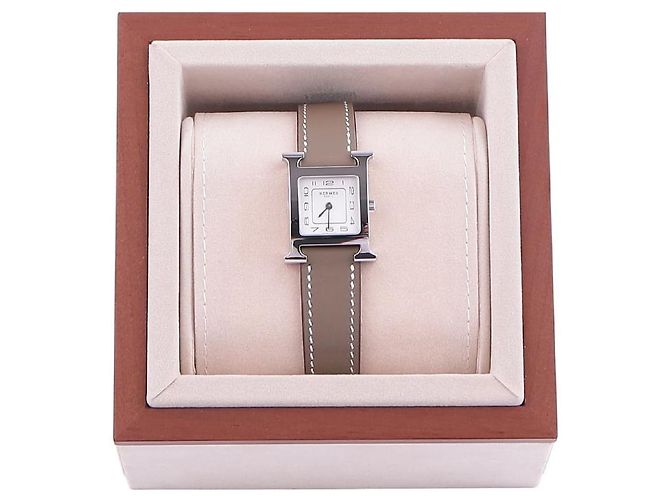 Hermès Modello Hour Small Marrone - vista 6