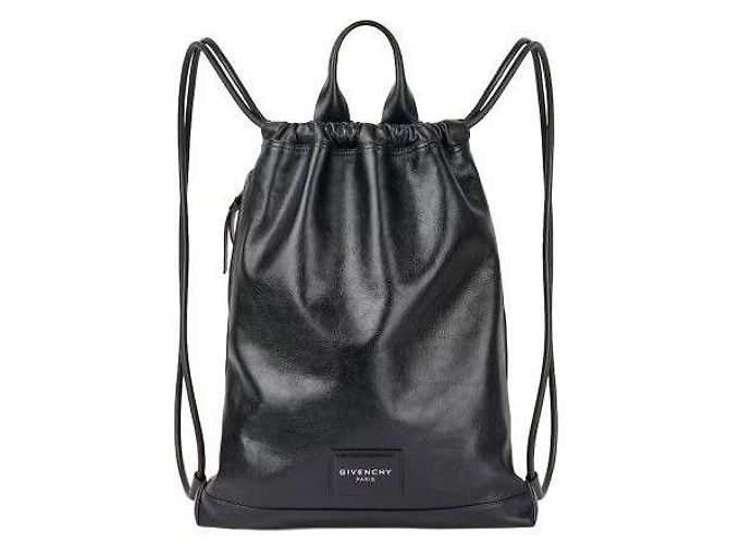 Givenchy Zaino Antigona in pelle granulata lucida con stampa Nero - vista 4
