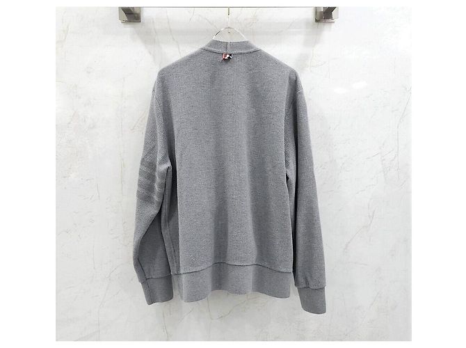 Thom Browne V-Ausschnitt Baumwoll-Cardigan Braun - Ansicht 2