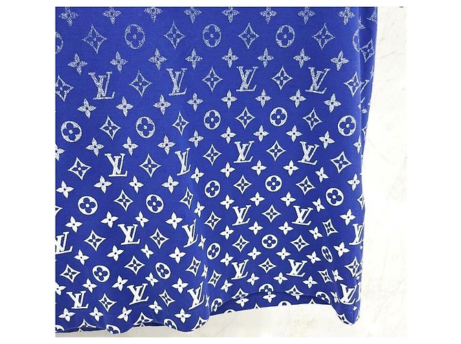 Louis Vuitton T-Shirt Blue LVSE Monogram Gradient Blau - Ansicht 4