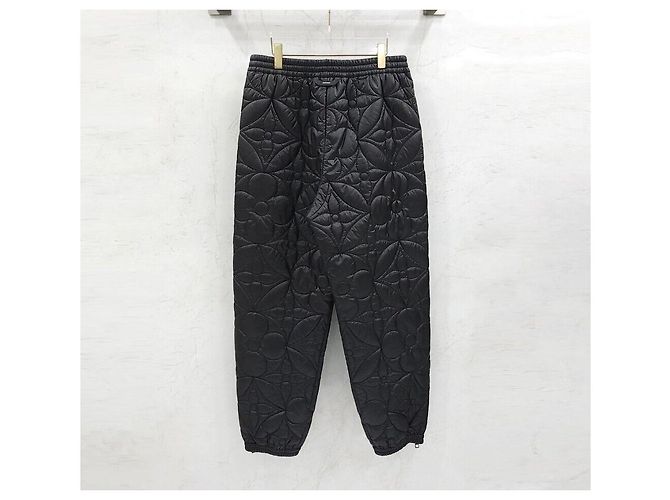 Louis Vuitton Pantaloni Sporty Flower Monogram Nero - vista 2