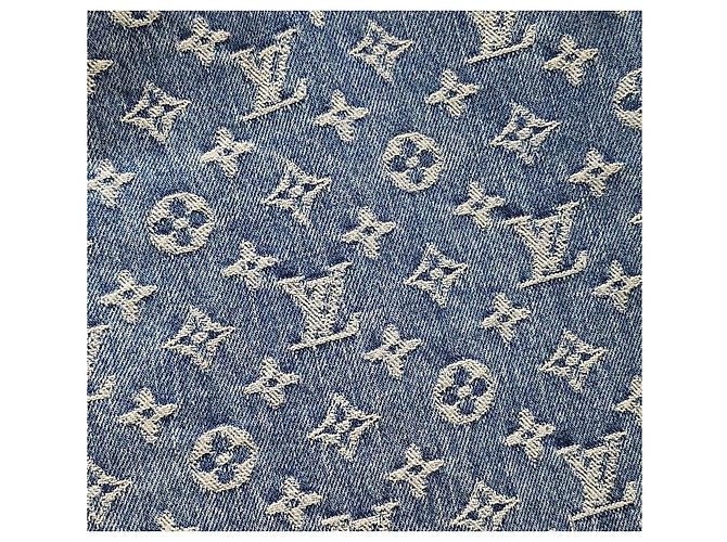 Louis Vuitton Pantaloni in denim patchwork Nigo Monogram Multicolore - vista 5