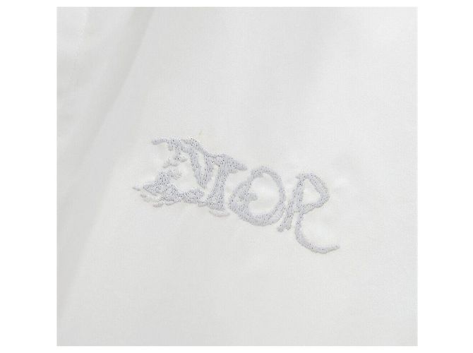 Louis Vuitton Camicia bianca ricamata Dior Peter Doig Argento - vista 4