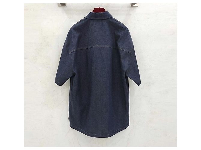 Gucci Camicia in denim con etichetta Web Band - vista 2