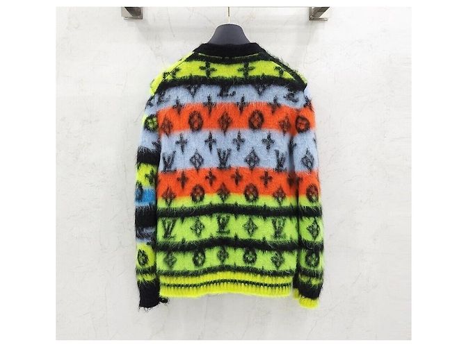 Louis Vuitton Mohair-Cardigan mit Monogramm Mehrfarben - Ansicht 2