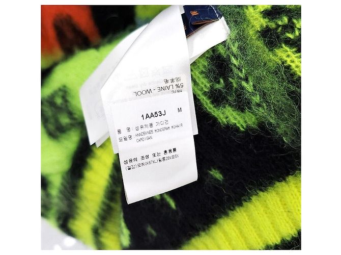 Louis Vuitton Mohair-Cardigan mit Monogramm Mehrfarben - Ansicht 5
