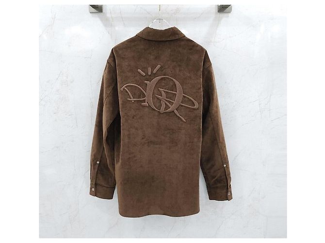 Dior Cactus Jack Overshirt aus Baumwoll-Denim Braun - Ansicht 2