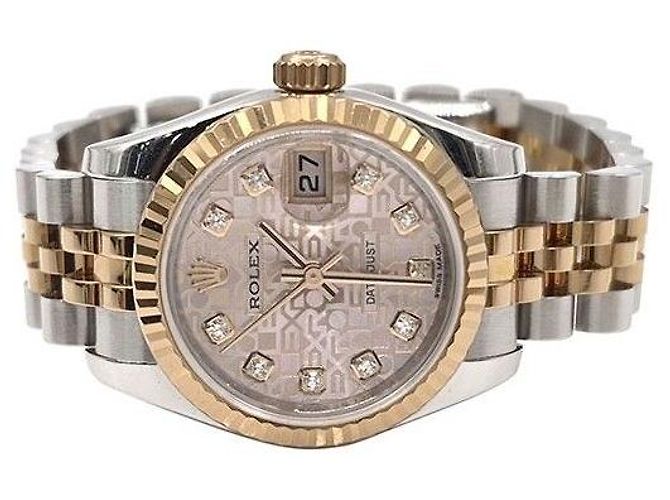Rolex Orologio Datejust Diamond Combination Rosa - vista 2