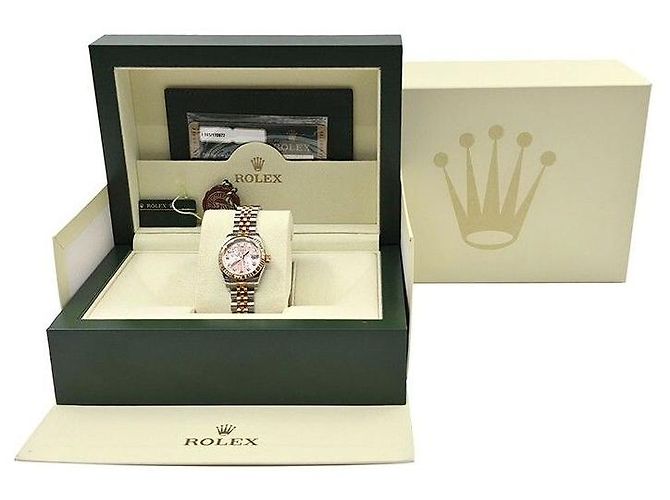 Rolex Orologio Datejust Diamond Combination Rosa - vista 8