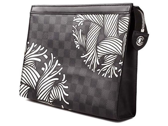 Louis Vuitton Pochette Voyage Damier Graphite Nero - vista 2