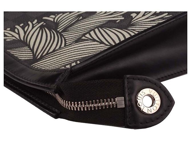 Louis Vuitton Pochette Voyage Damier Graphite Nero - vista 4
