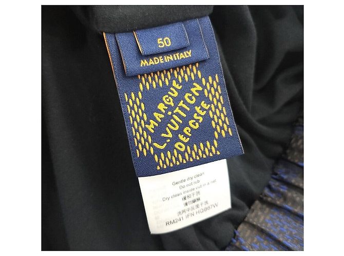 Louis Vuitton Blouson da viaggio in nylon Damier Pop Nero - vista 5