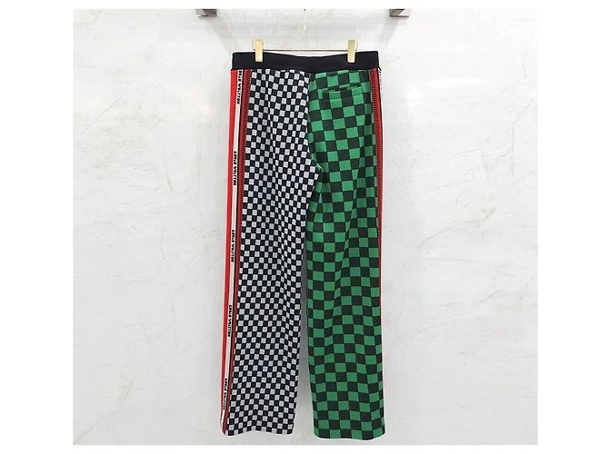 Louis Vuitton Pantaloni da jogging in jacquard Damier Multicolore - vista 2
