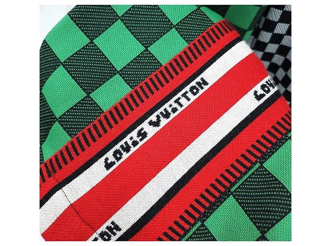 Louis Vuitton Pantaloni da jogging in jacquard Damier Multicolore - vista 3
