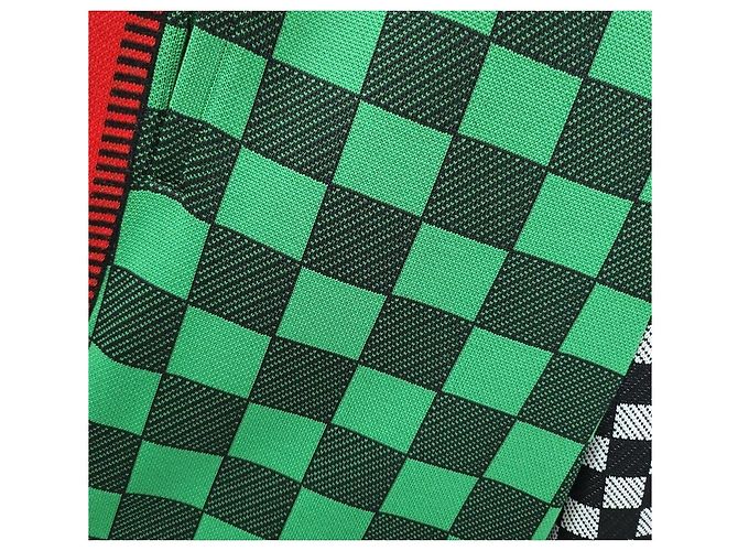 Louis Vuitton Pantaloni da jogging in jacquard Damier Multicolore - vista 4