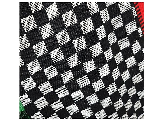 Louis Vuitton Pantaloni da jogging in jacquard Damier Multicolore - vista 5
