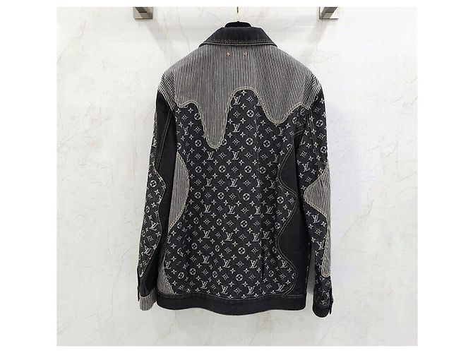 Louis Vuitton Nigo Crazy Denim Workwear Jacke Mehrfarben - Ansicht 2