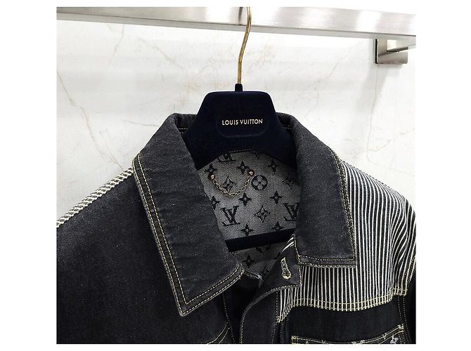 Louis Vuitton Nigo Crazy Denim Workwear Jacke Mehrfarben - Ansicht 3