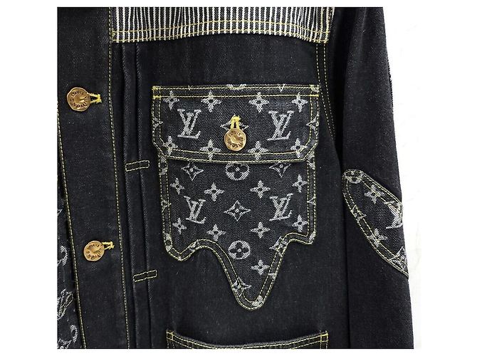 Louis Vuitton Nigo Crazy Denim Workwear Jacke Mehrfarben - Ansicht 4