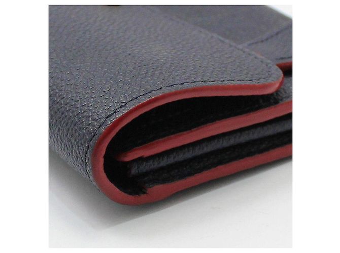 Monogram Empreinte Marine Louis Vuitton Long Wallet Blau - Ansicht 10