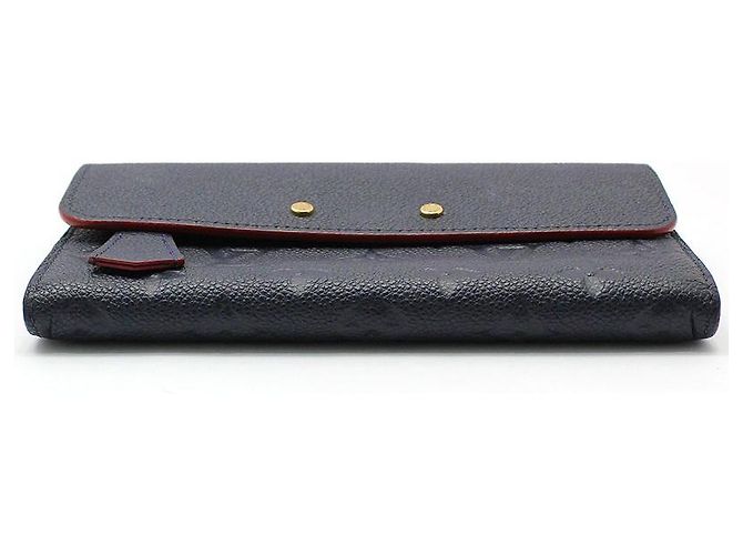 Monogram Empreinte Marine Louis Vuitton Long Wallet Blau - Ansicht 5