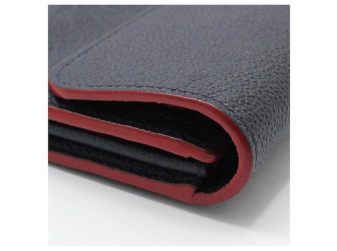 Monogram Empreinte Marine Louis Vuitton Long Wallet Blau - Ansicht 9